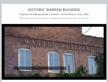 Tablet Screenshot of historicwarrenbuilding.com